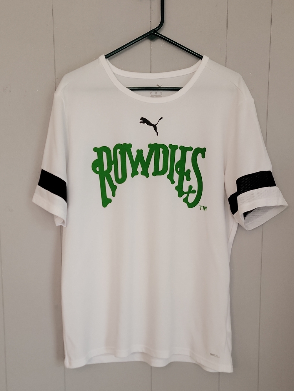 Tampa Bay Rowdies Puma Men's Shirt XL White Short Sleeve